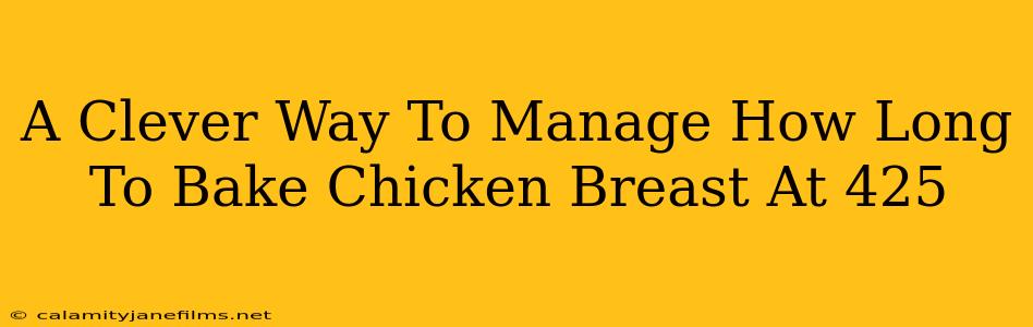 A Clever Way To Manage How Long To Bake Chicken Breast At 425