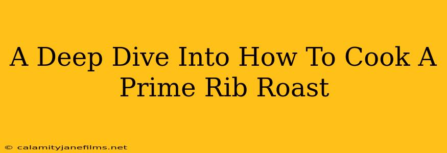 A Deep Dive Into How To Cook A Prime Rib Roast