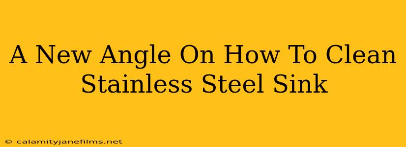 A New Angle On How To Clean Stainless Steel Sink