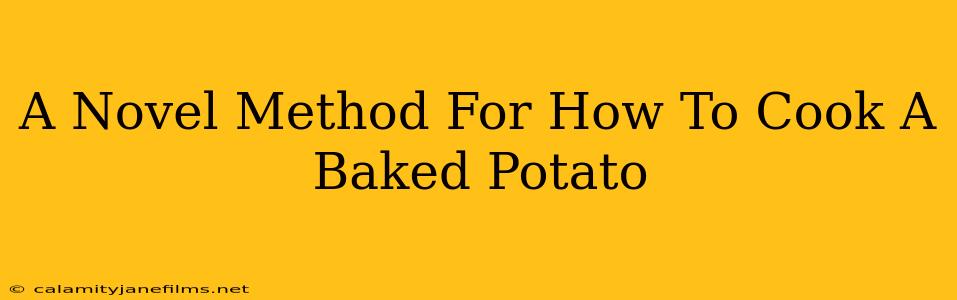 A Novel Method For How To Cook A Baked Potato