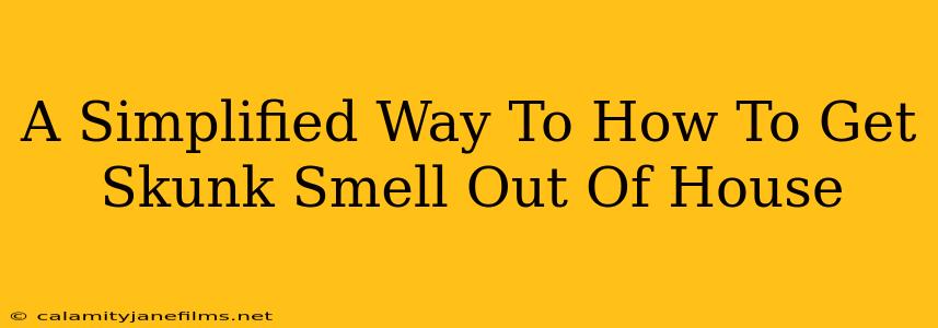 A Simplified Way To How To Get Skunk Smell Out Of House