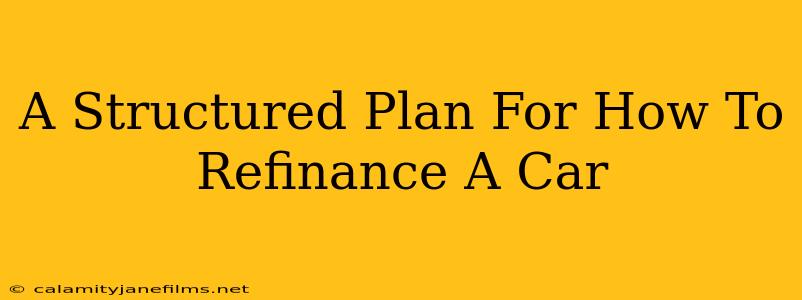 A Structured Plan For How To Refinance A Car