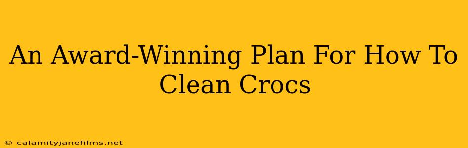 An Award-Winning Plan For How To Clean Crocs