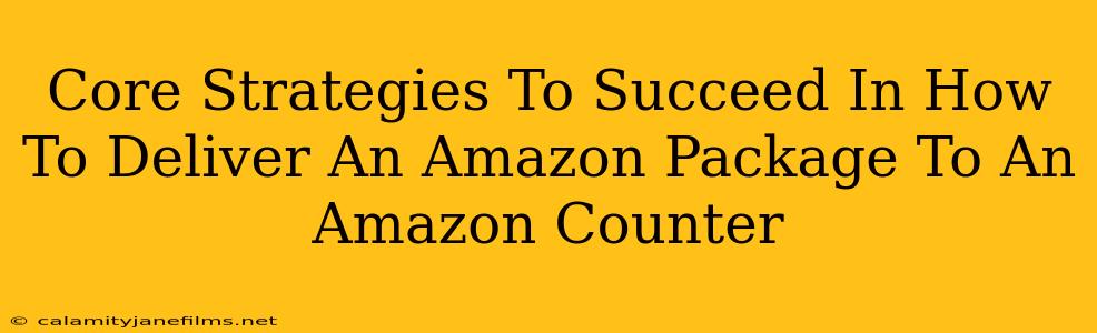 Core Strategies To Succeed In How To Deliver An Amazon Package To An Amazon Counter