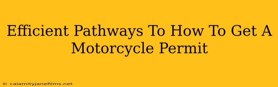 Efficient Pathways To How To Get A Motorcycle Permit