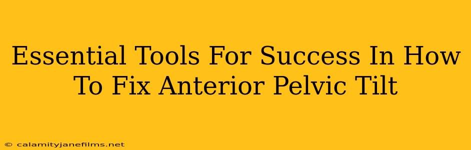 Essential Tools For Success In How To Fix Anterior Pelvic Tilt