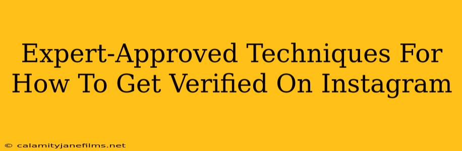 Expert-Approved Techniques For How To Get Verified On Instagram