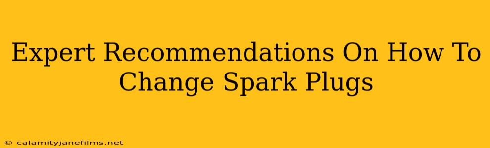 Expert Recommendations On How To Change Spark Plugs