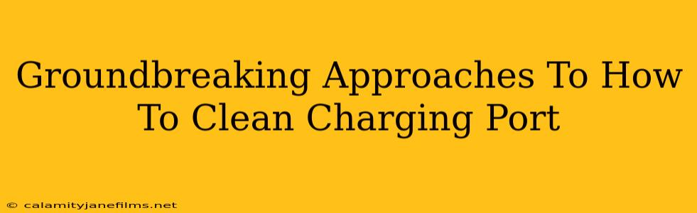 Groundbreaking Approaches To How To Clean Charging Port