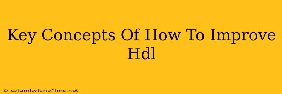 Key Concepts Of How To Improve Hdl