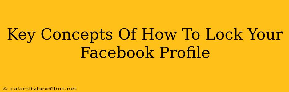 Key Concepts Of How To Lock Your Facebook Profile