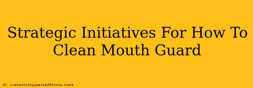 Strategic Initiatives For How To Clean Mouth Guard