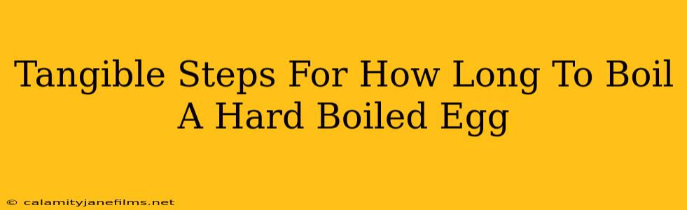 Tangible Steps For How Long To Boil A Hard Boiled Egg