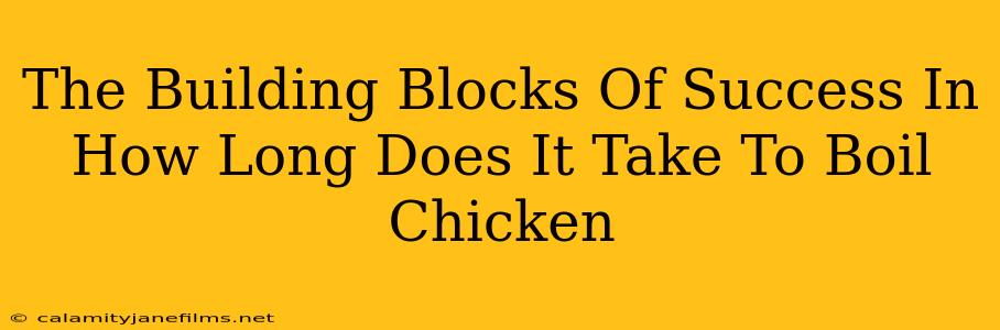 The Building Blocks Of Success In How Long Does It Take To Boil Chicken