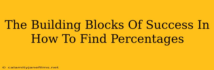 The Building Blocks Of Success In How To Find Percentages