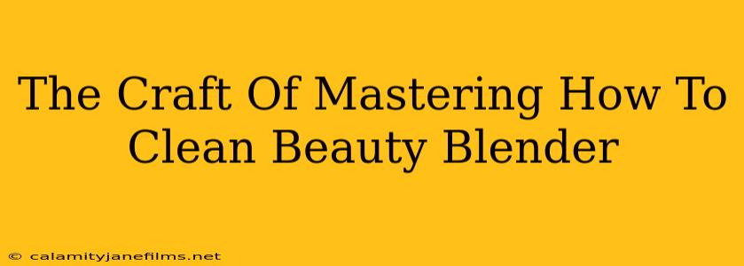 The Craft Of Mastering How To Clean Beauty Blender