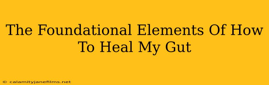 The Foundational Elements Of How To Heal My Gut