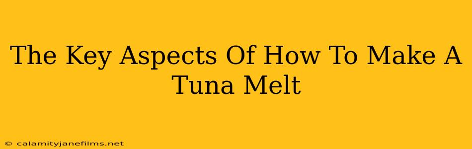 The Key Aspects Of How To Make A Tuna Melt