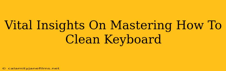 Vital Insights On Mastering How To Clean Keyboard